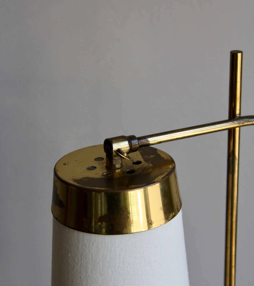 Polished Brass Table Light <br>Denmark, Circa 1950