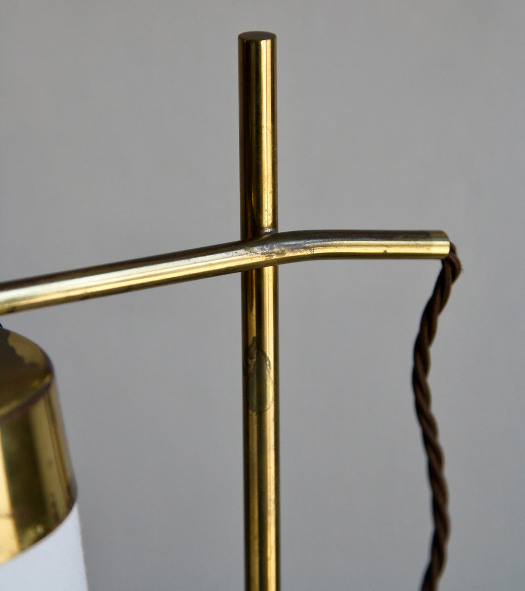Polished Brass Table Light <br>Denmark, Circa 1950