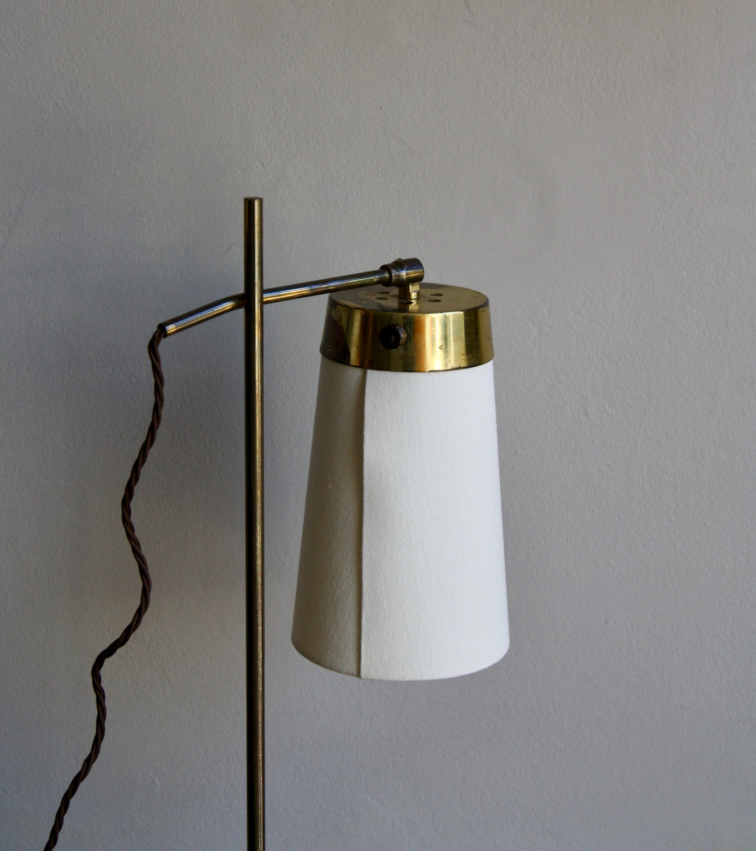 Polished Brass Table Light <br>Denmark, Circa 1950