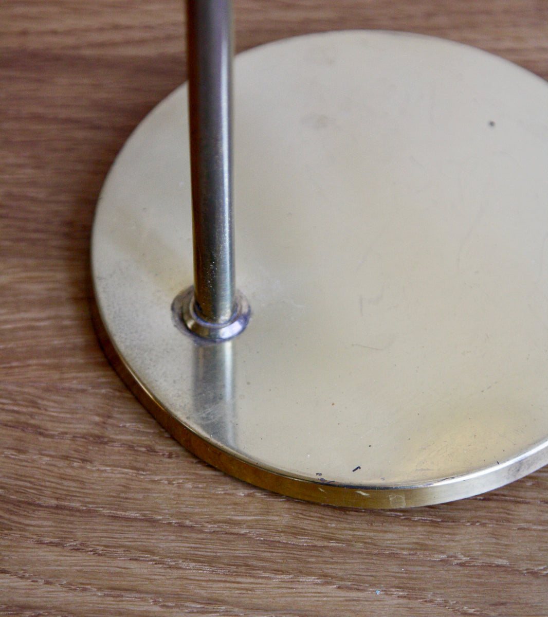 Polished Brass Table Light <br>Denmark, Circa 1950