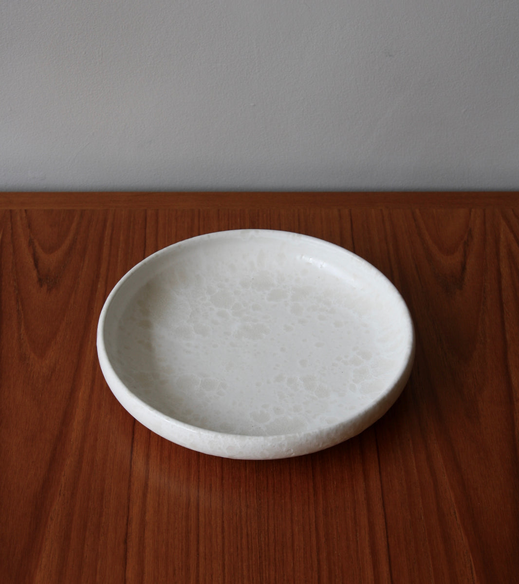 Serving Platter / Ivory / Shape #15, Glaze I