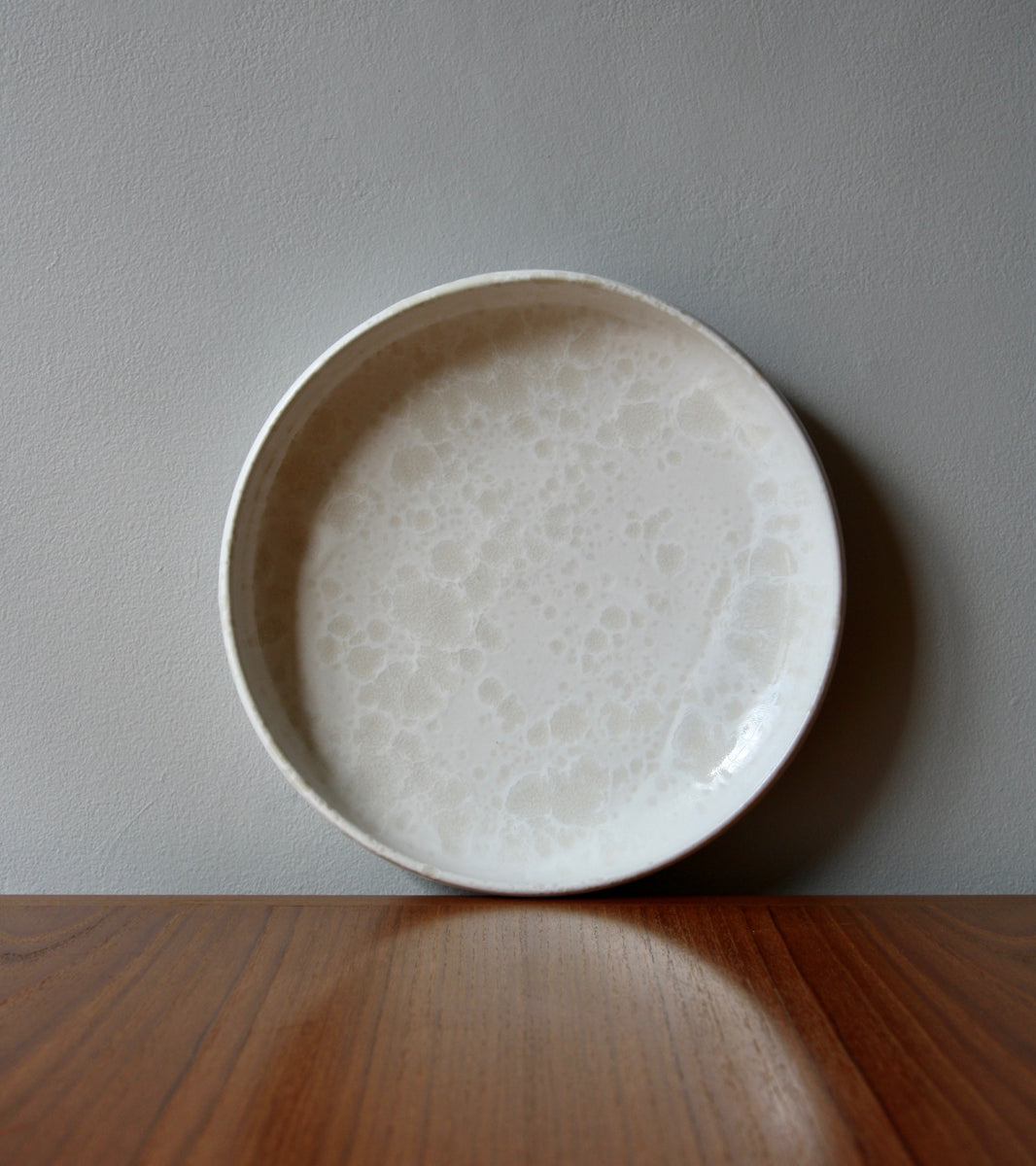 Serving Platter / Ivory / Shape #15, Glaze I