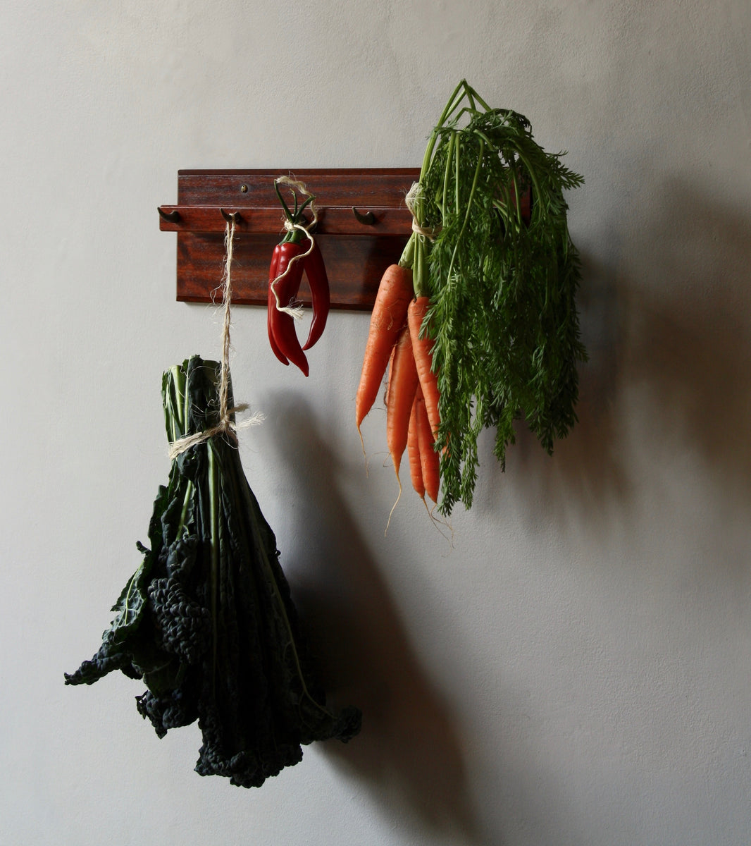 Wall Mountable Rack of Hooks / Carl Auböck