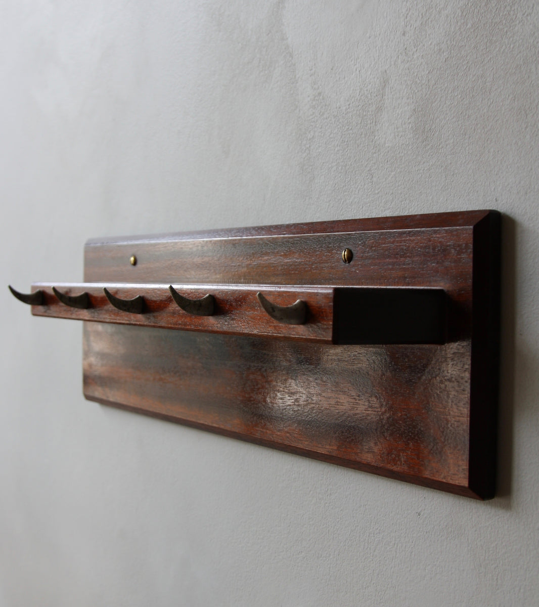 Wall Mountable Rack of Hooks / Carl Auböck