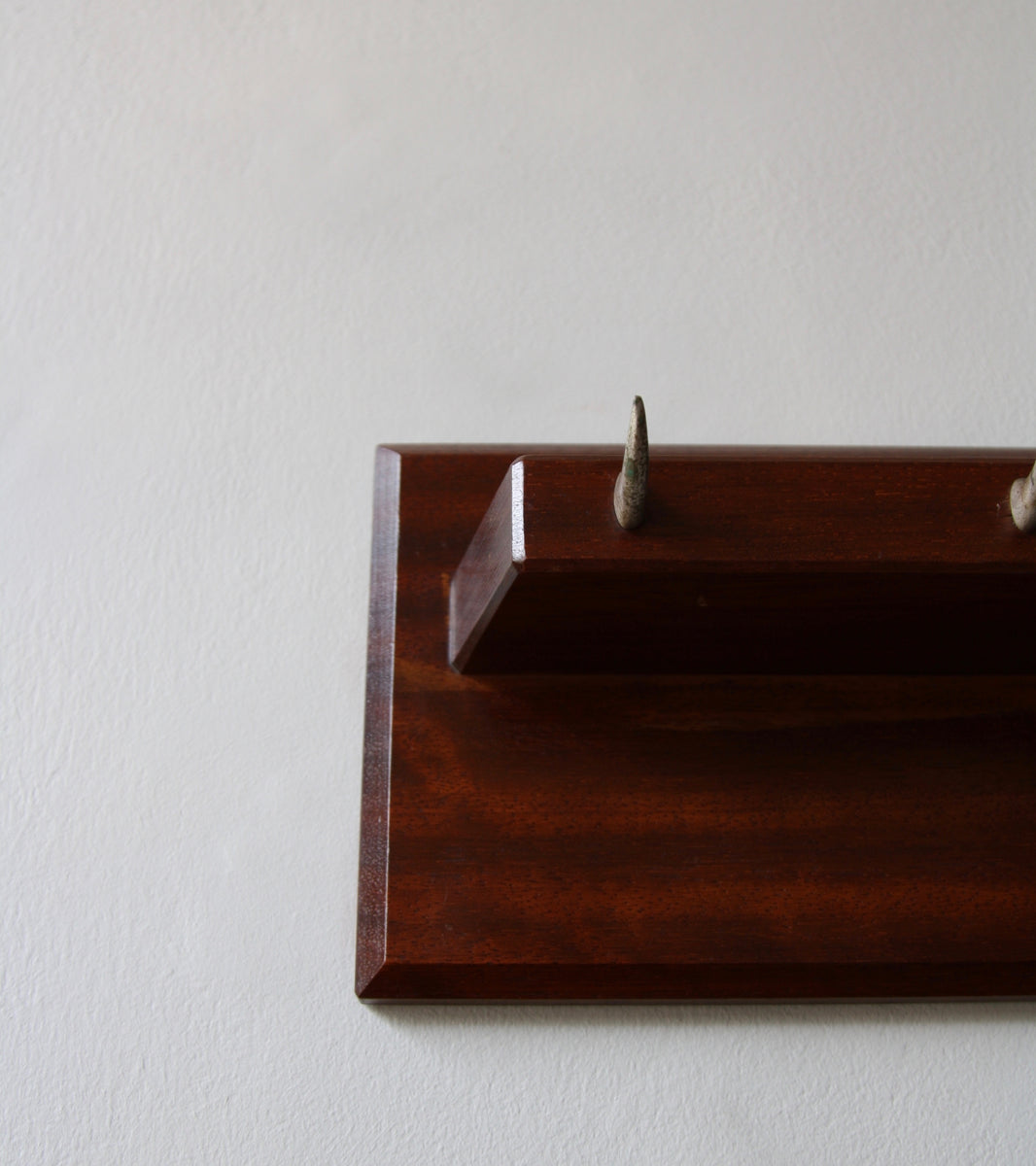 Wall Mountable Rack of Hooks / Carl Auböck