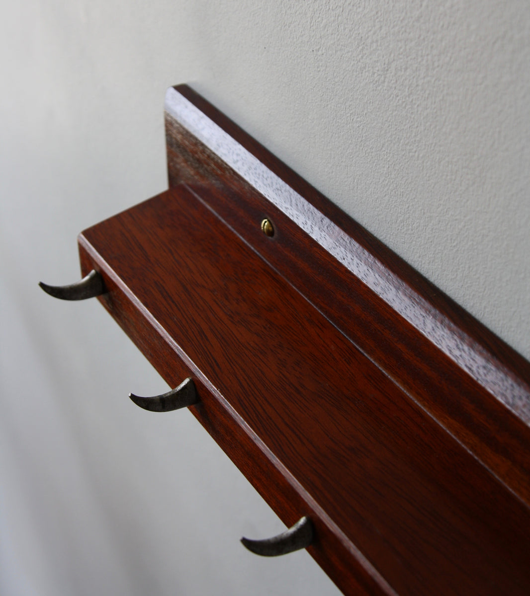 Wall Mountable Rack of Hooks / Carl Auböck
