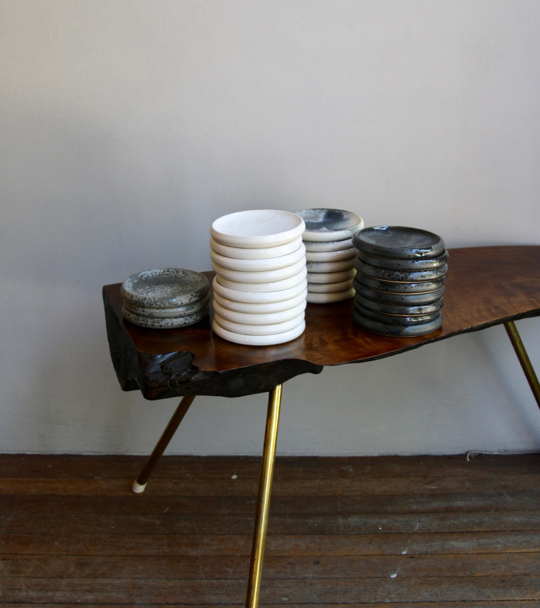 Small Rimmed Plate / Ivory / Shape #2, Glaze I