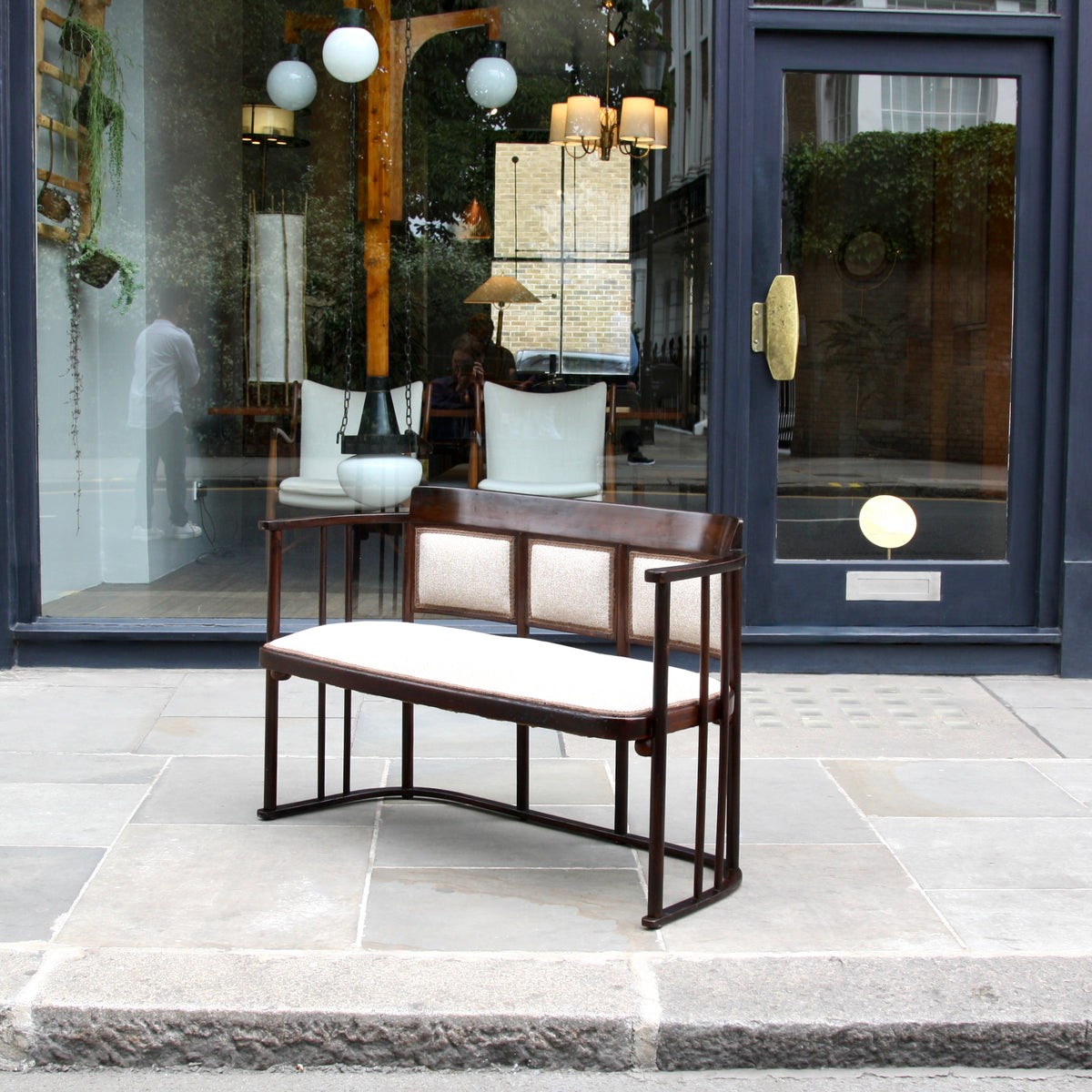 J & J Kohn Vienna Secession Bench / Austria, C. 1910