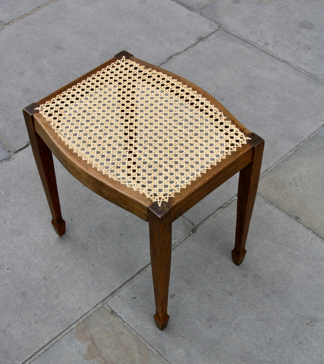 CC41 Oak & Cane Stool <br> Utility Furniture Scheme ~ Gordon Russell