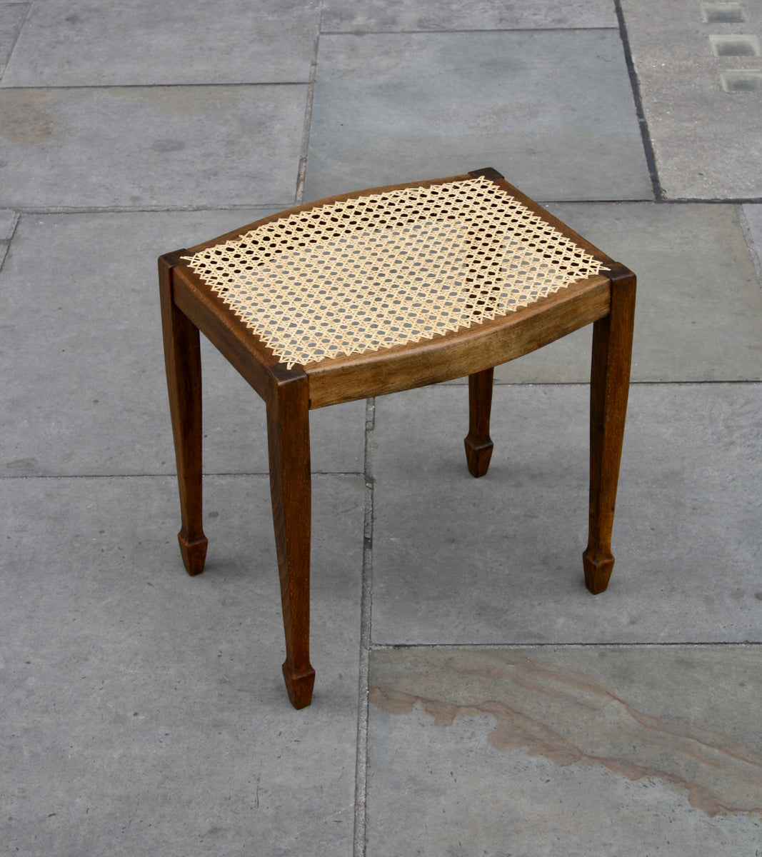 CC41 Oak & Cane Stool <br> Utility Furniture Scheme ~ Gordon Russell