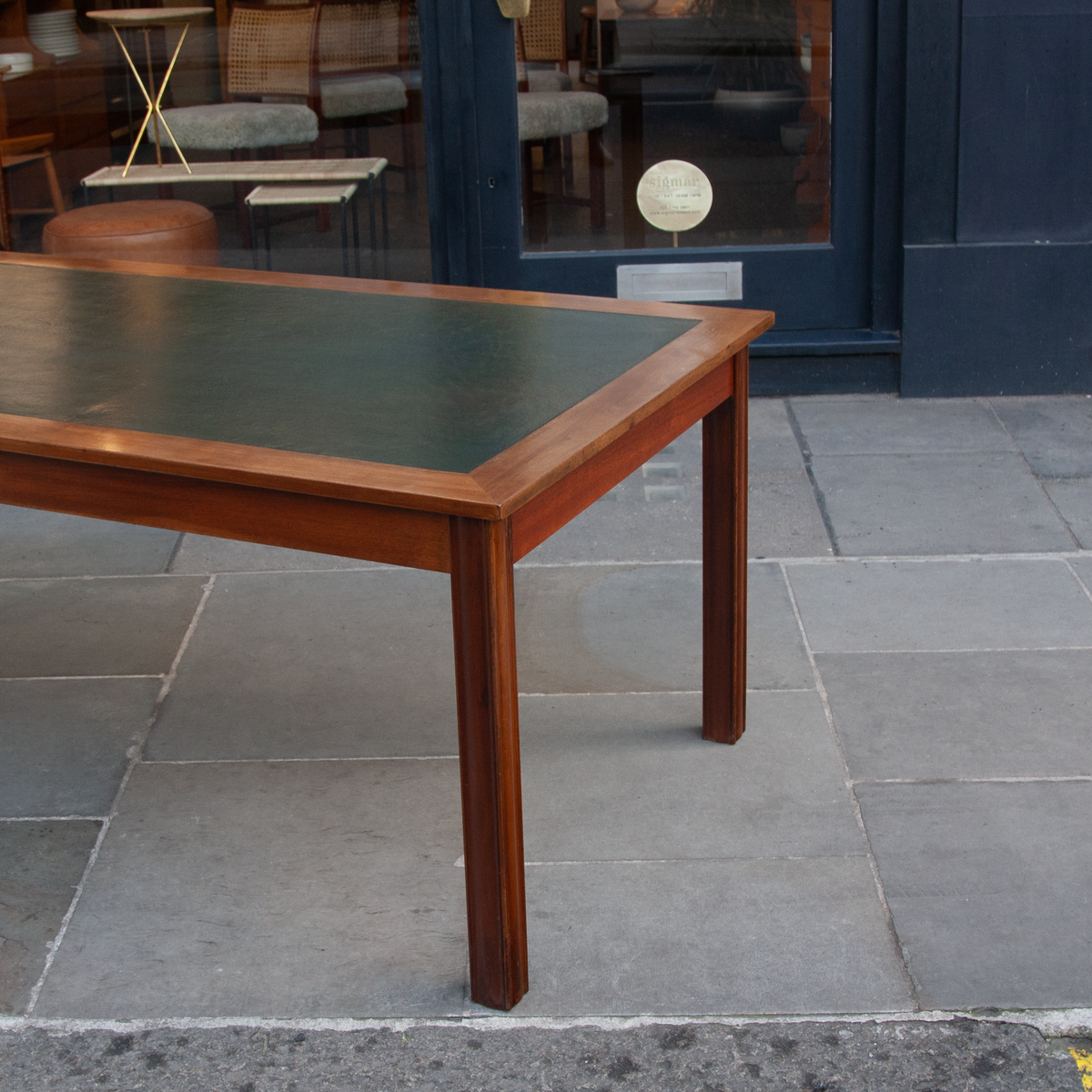 Large Mahogany/ Library or Refectory Table / Denmark, 1940s