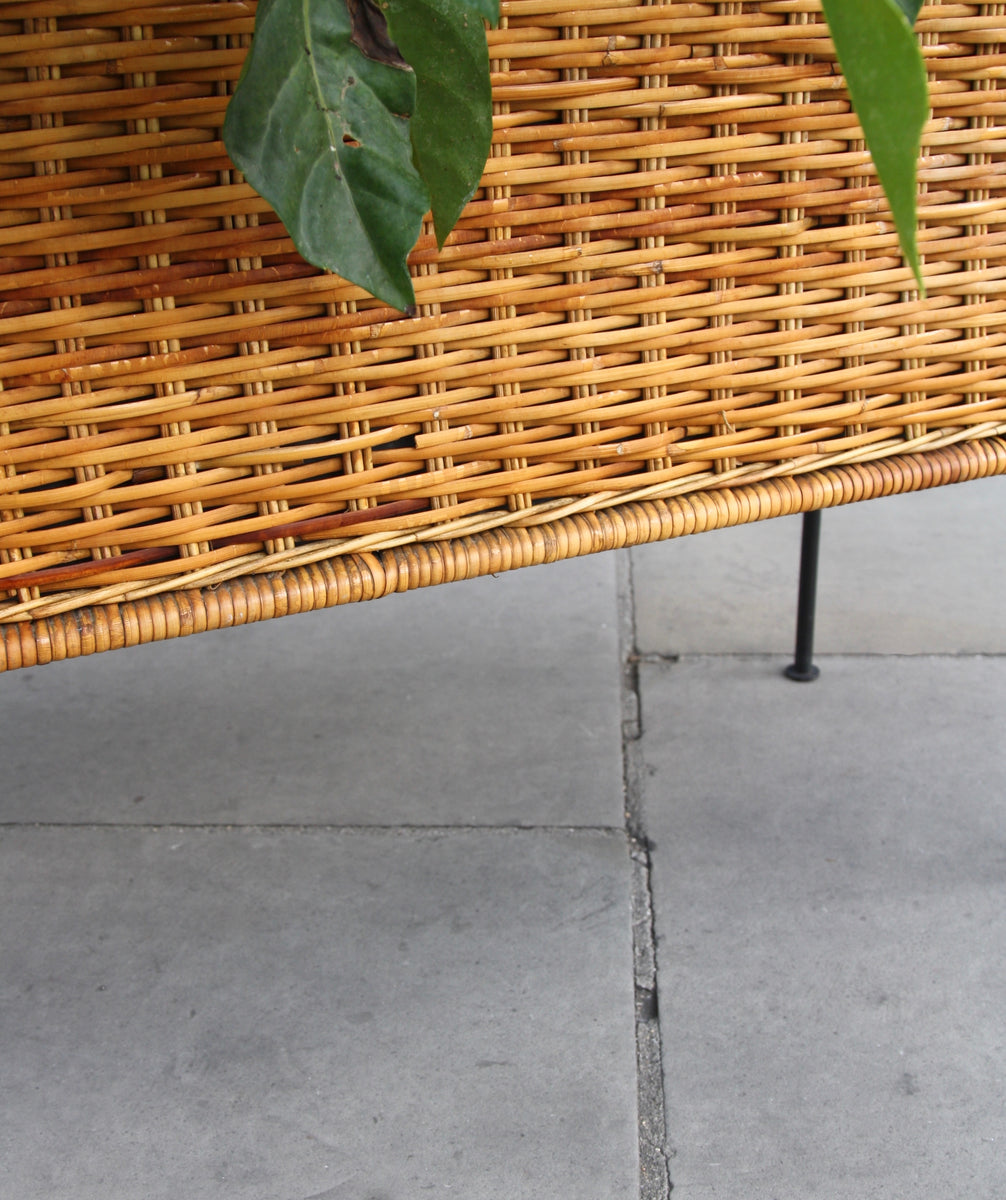 Rectangular Wicker Planter <br>by Carl Auböck