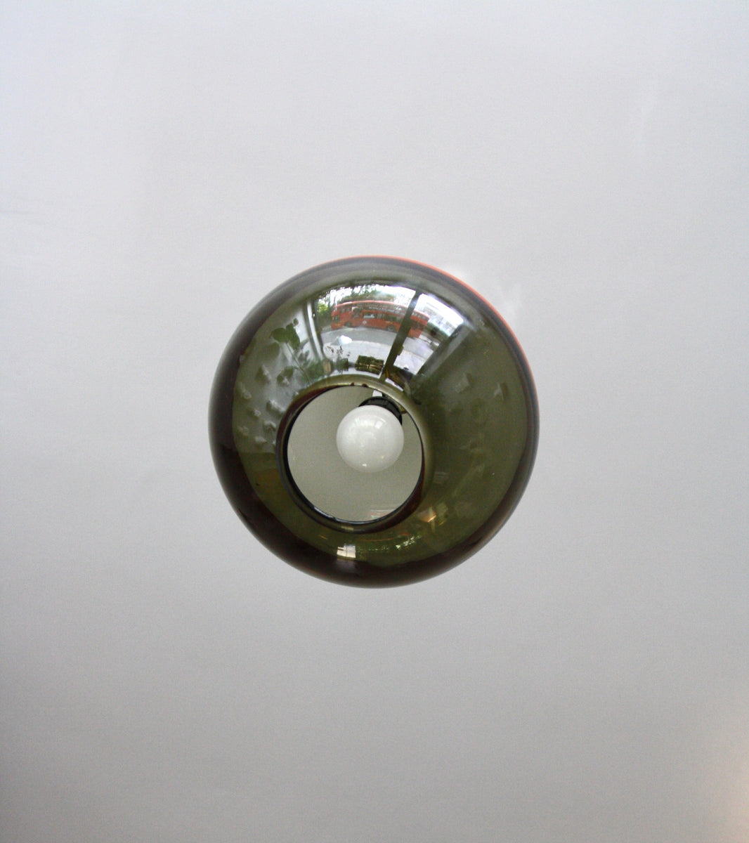 Mouth-Blown Glass Pendant / Italy, Circa 1955