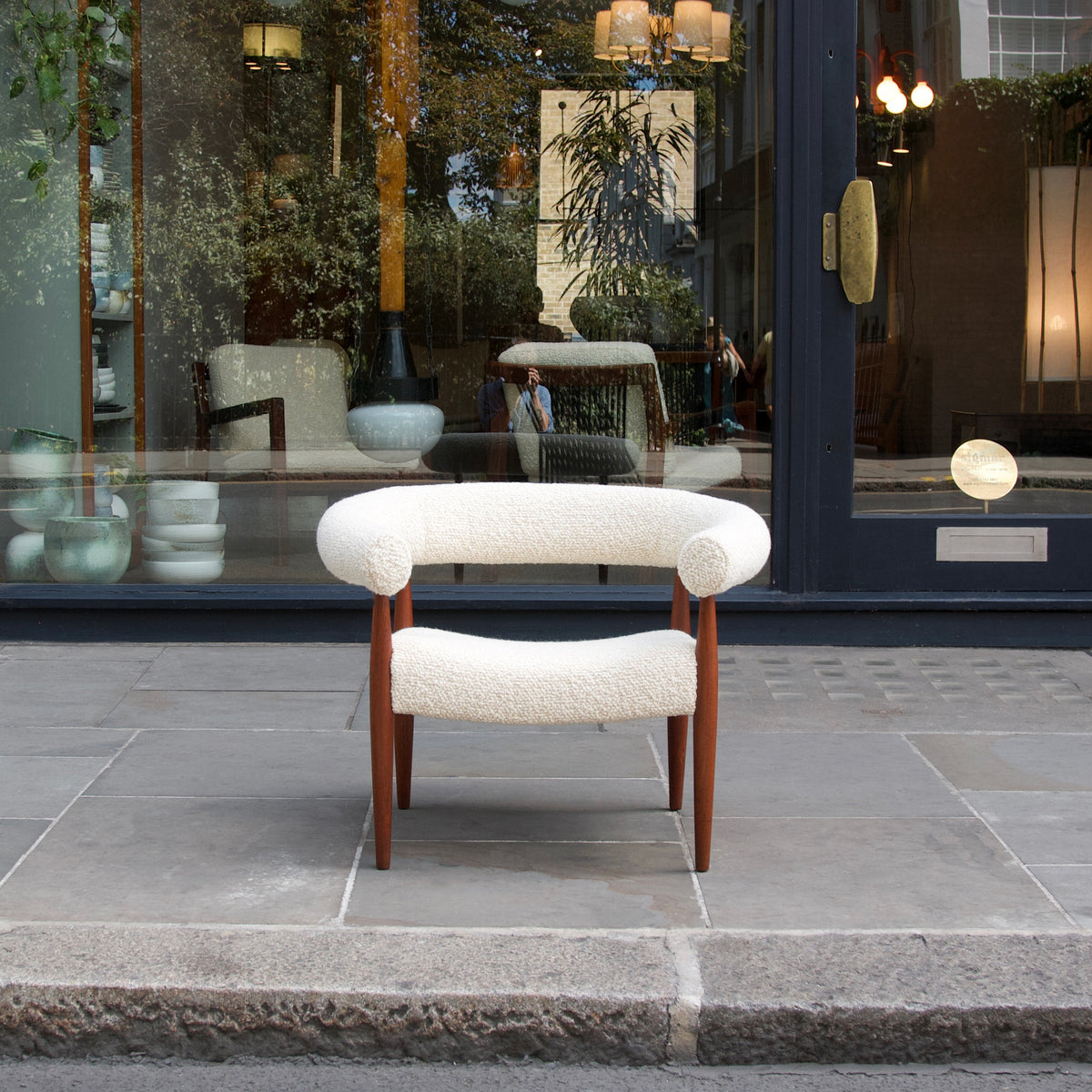 Teak 'Ring’ Armchair/ Nanna & Jørgen Ditzel, Denmark, 1950s