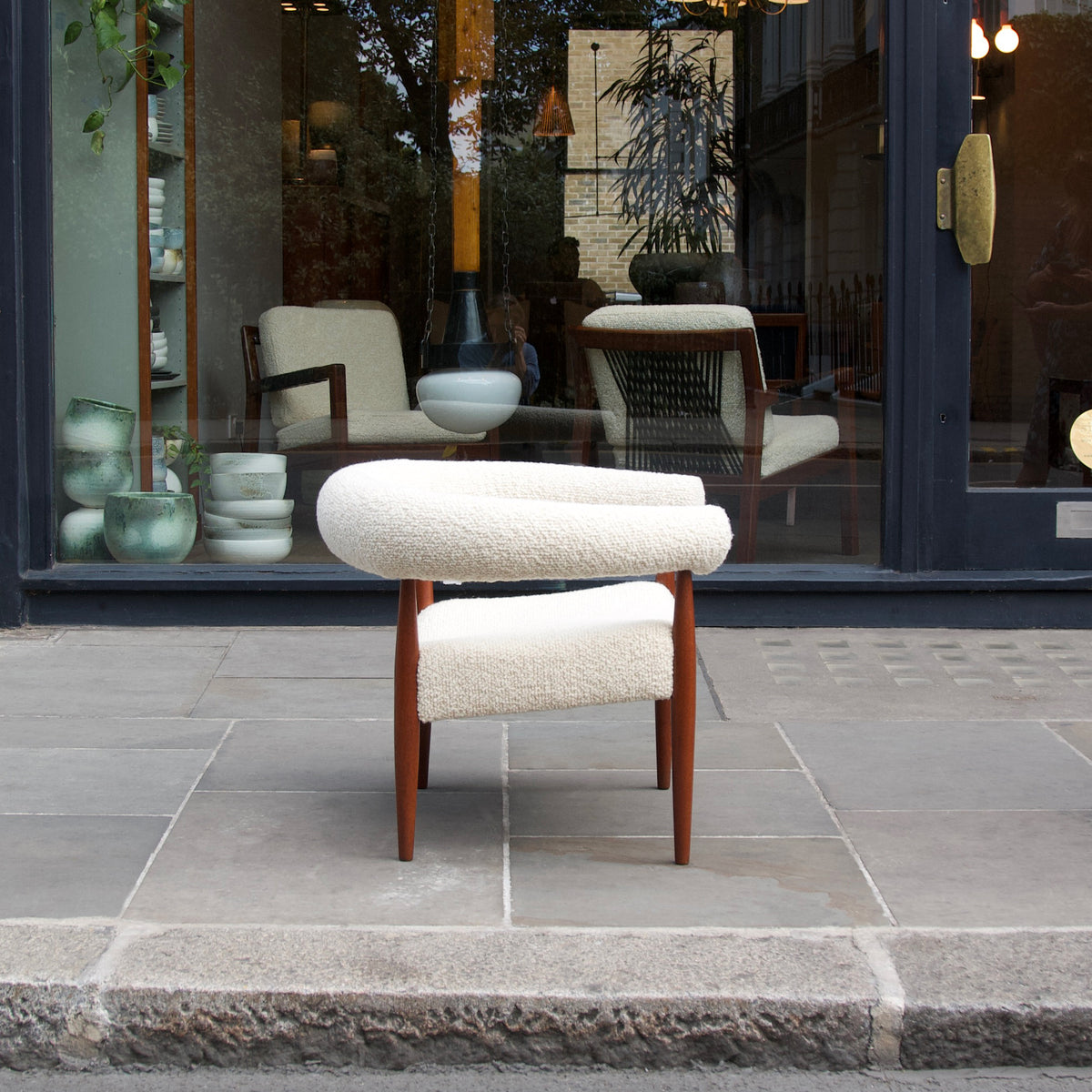 Teak 'Ring’ Armchair/ Nanna & Jørgen Ditzel, Denmark, 1950s