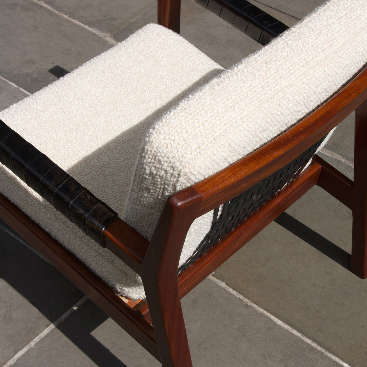 Walnut 'Trienna’ Armchair / Carl-Gustaf Hiort af Ornäs, Finland, 1950s