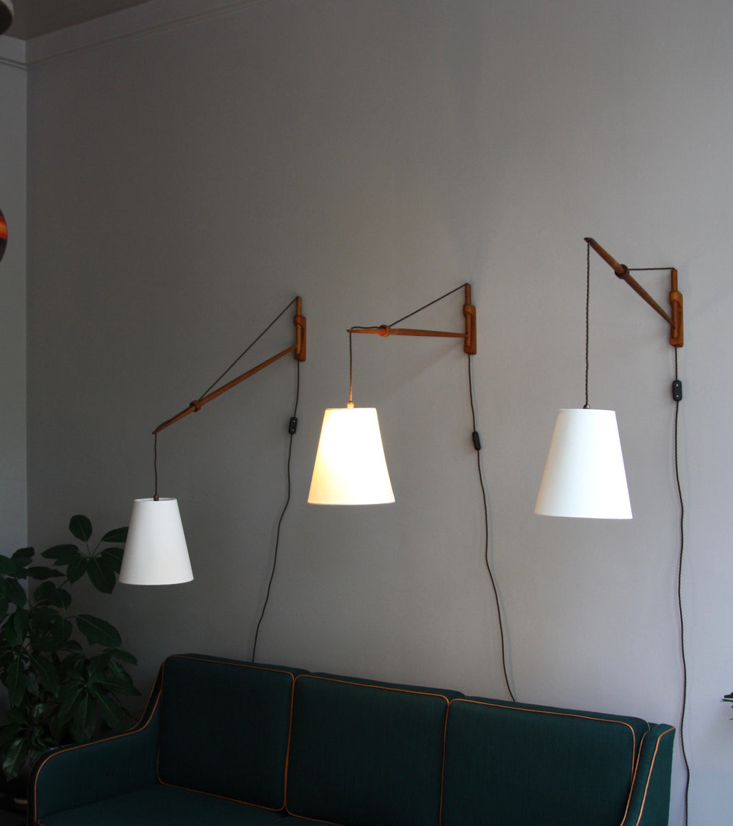 Articulated Arc Wall Lamps / Lisa Johansson-Pape, 1954