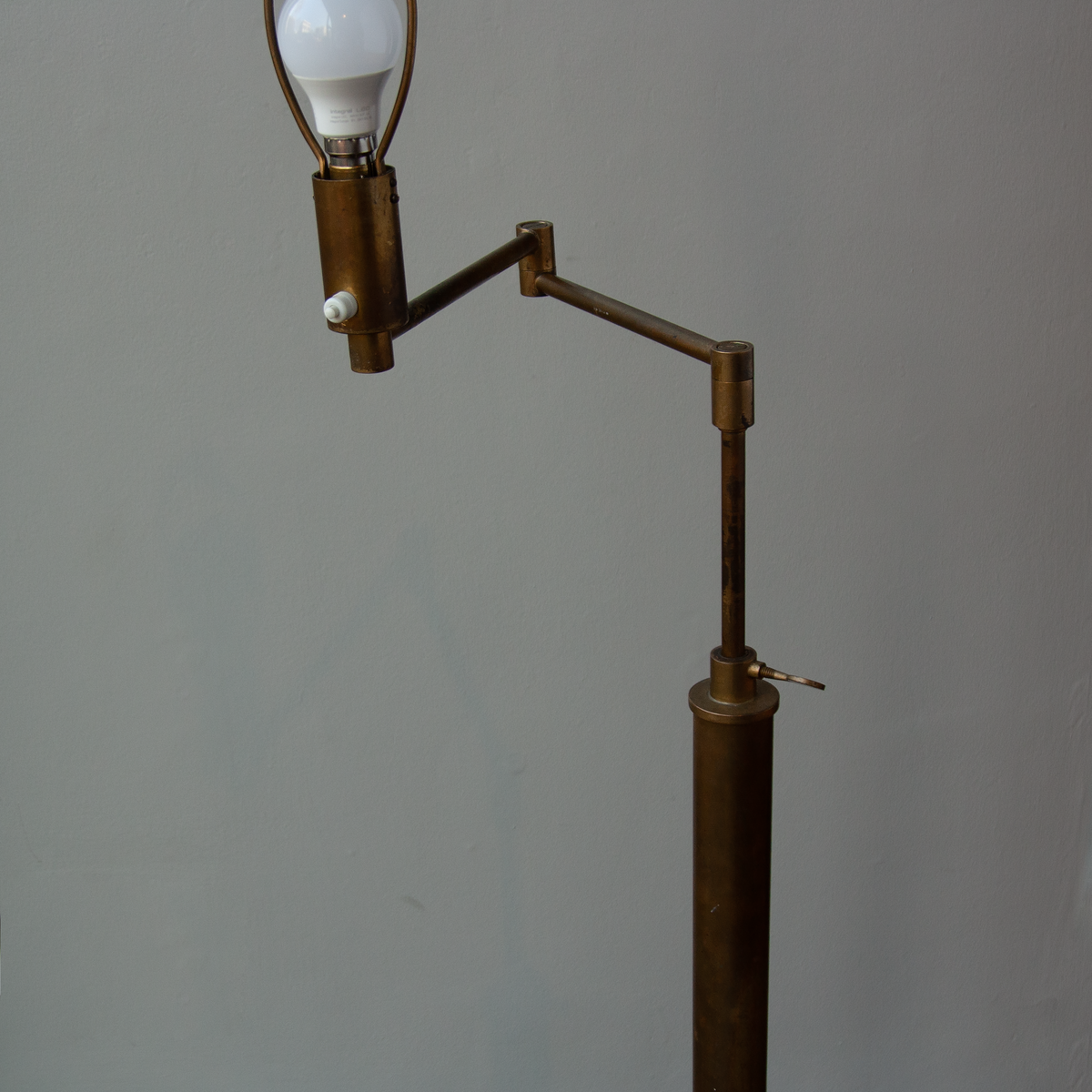 Telescopic & Articulated Library Floor Lamp / English, 1940s