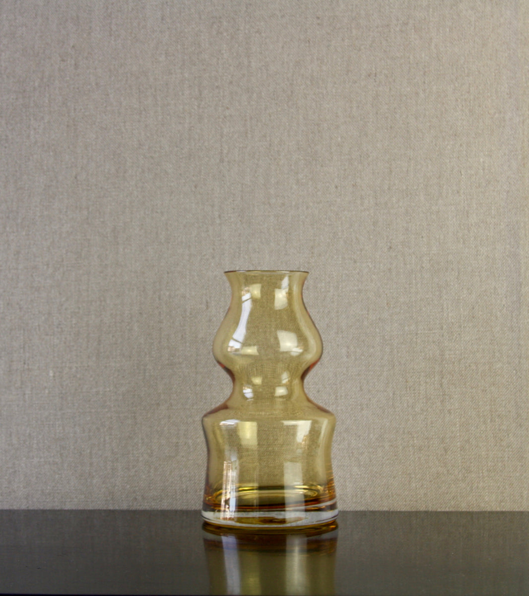 Amber 'Rose Bud' Vase / Tamara Aladin, C. 1965