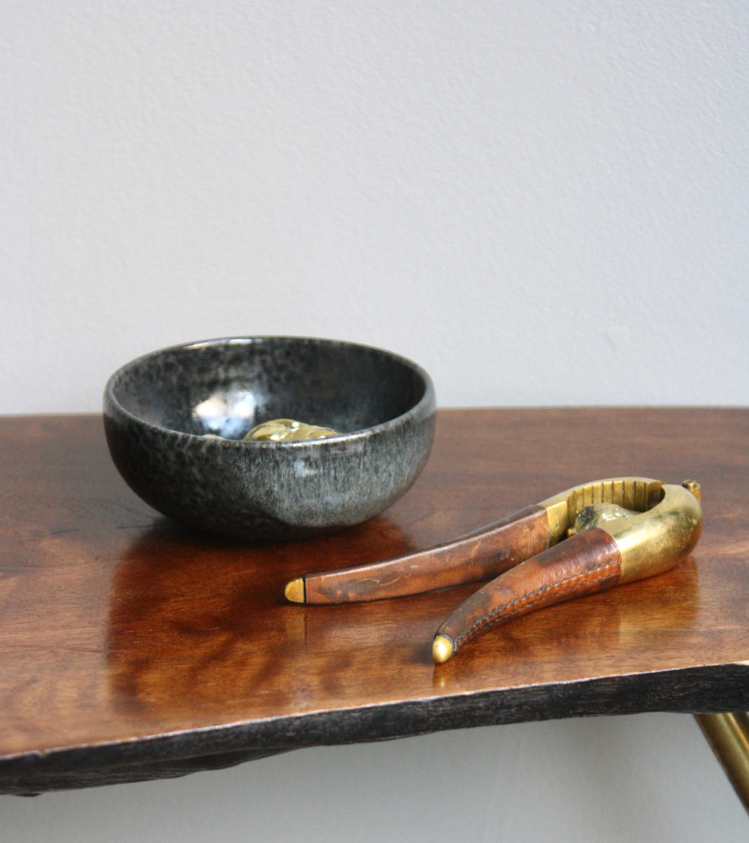 Brass & Leather Nutcracker / Carl Auböck