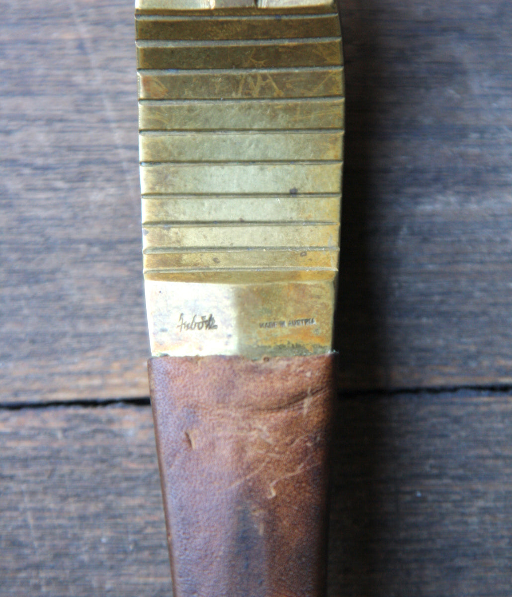 Brass & Leather Nutcracker / Carl Auböck