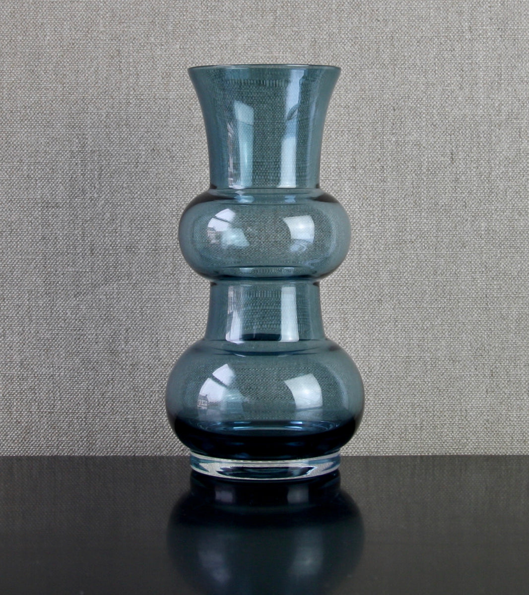 Steel Blue Model 1561 Vase by Tamara Aladin, 1973