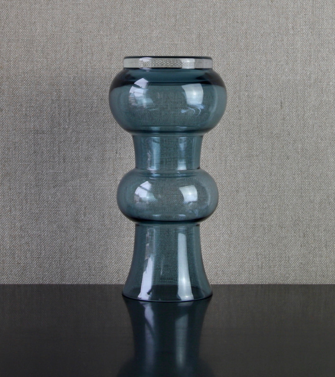 Steel Blue Model 1561 Vase / Tamara Aladin, 1973