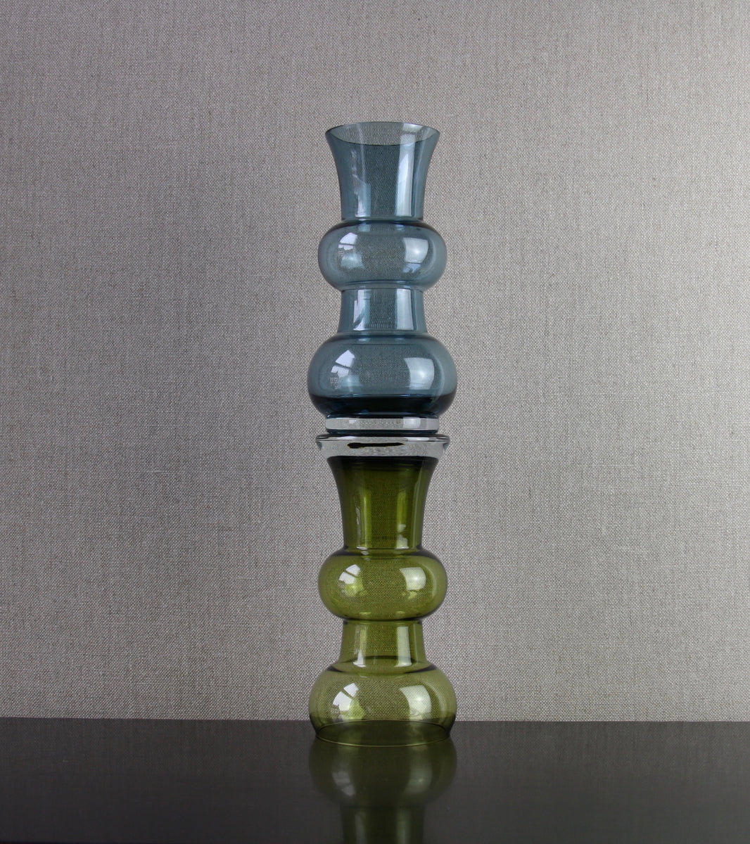 Steel Blue Model 1561 Vase / Tamara Aladin, 1973