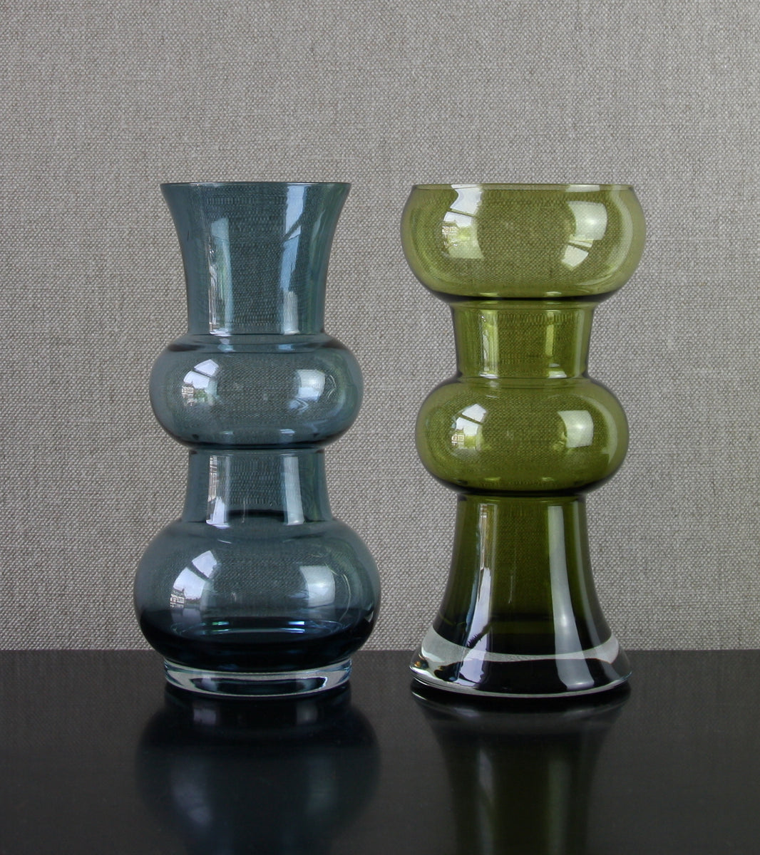 Steel Blue Model 1561 Vase / Tamara Aladin, 1973