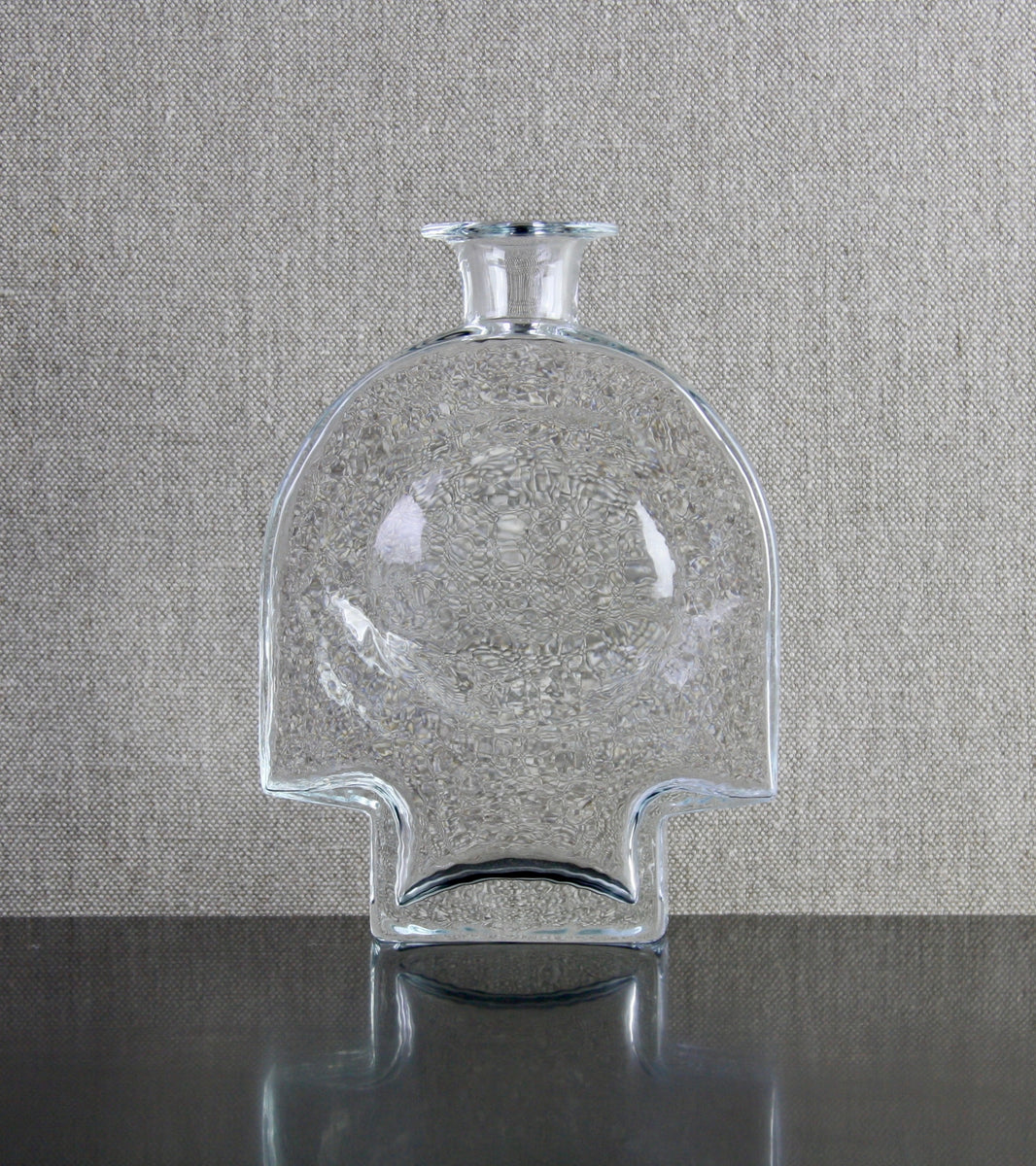 Clear Model 1717 "Kyynel" (Tear) Bottle Vase <br> Nanny Still, 1973