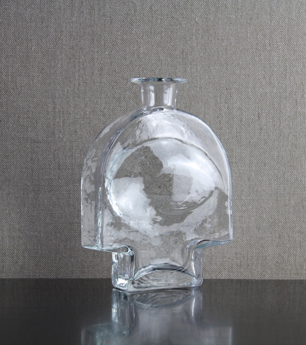 Model 1717 "Kyynel" (Tear) Bottle Vase in Clear by Nanny Still, 1973