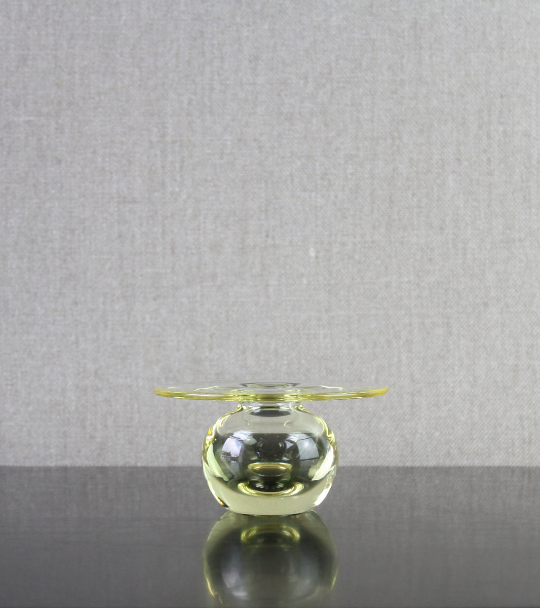 Rare Rihiimaki Cerium Yellow Model 6462 "Saturnus" (Saturn) Art Object by Nanny Still, 1960