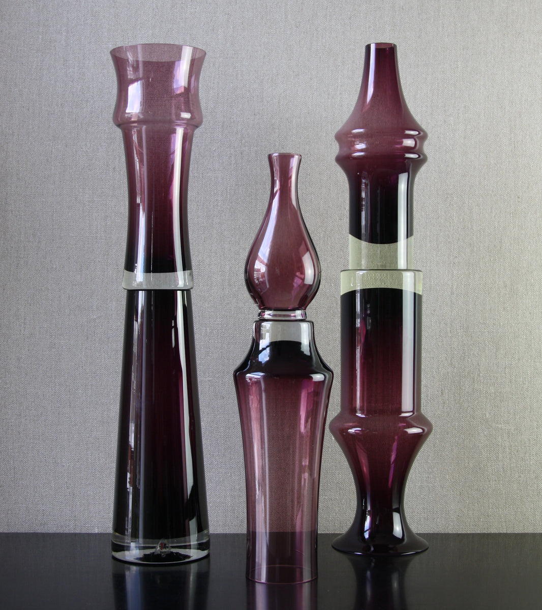 Aubergine 'Floret' Vase / Tamara Aladin, C. 1965