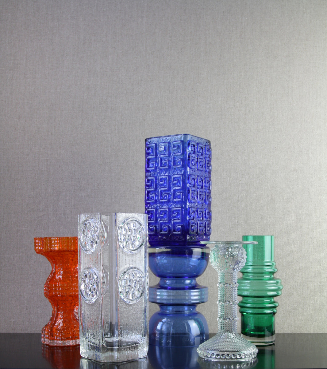 Blue Model 5736 "Taalari" (Thaler) Vase / Tamara Aladin, 1968