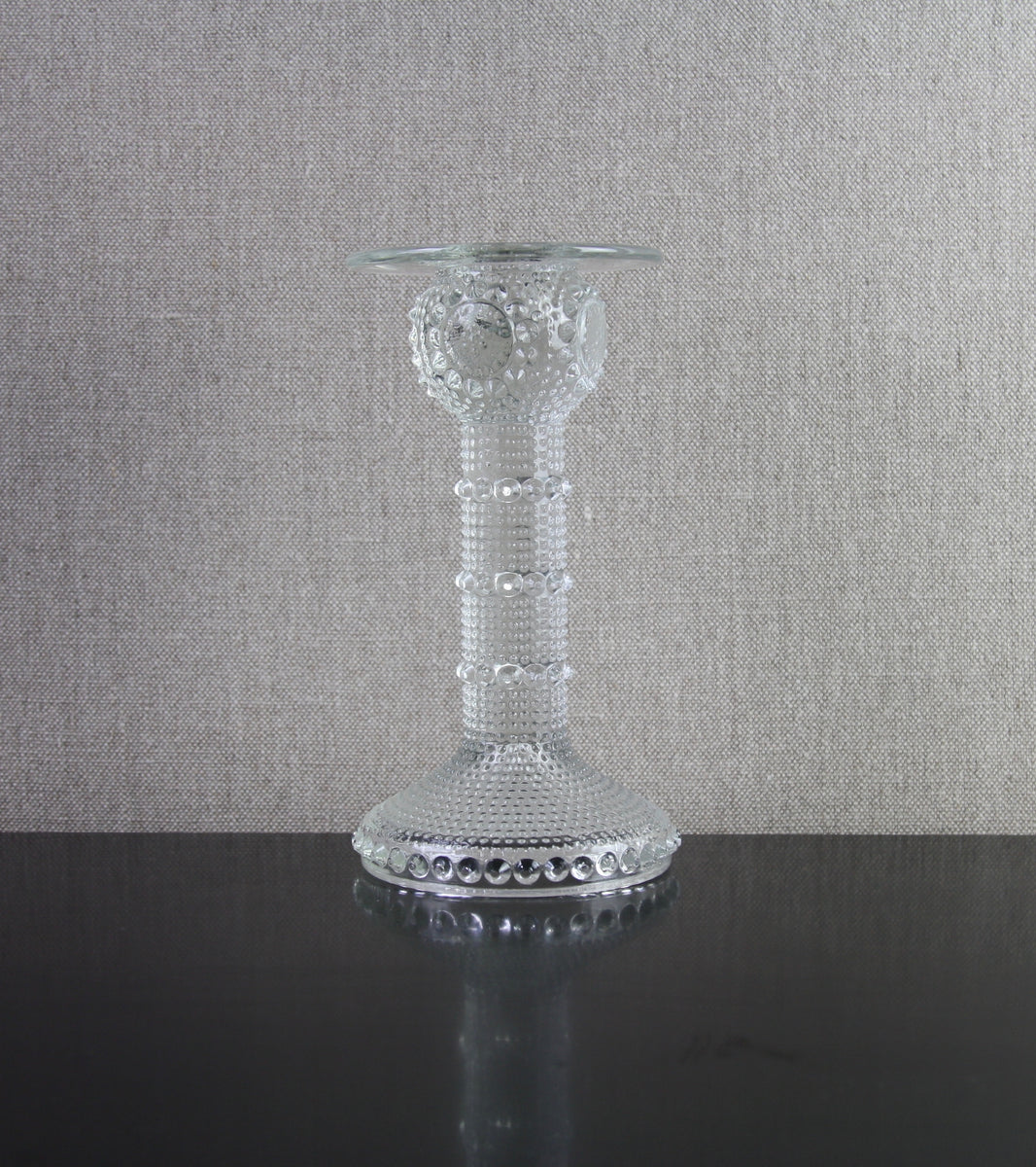 Clear Model 5688 "Grapponia" Reversible Candlestick by Nanny Still, 1960