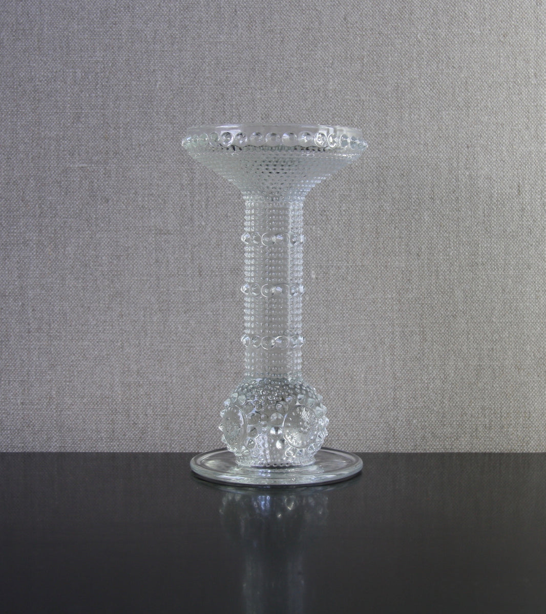 Clear Model 5688 "Grapponia" Reversible Candlestick / Nanny Still, 1960