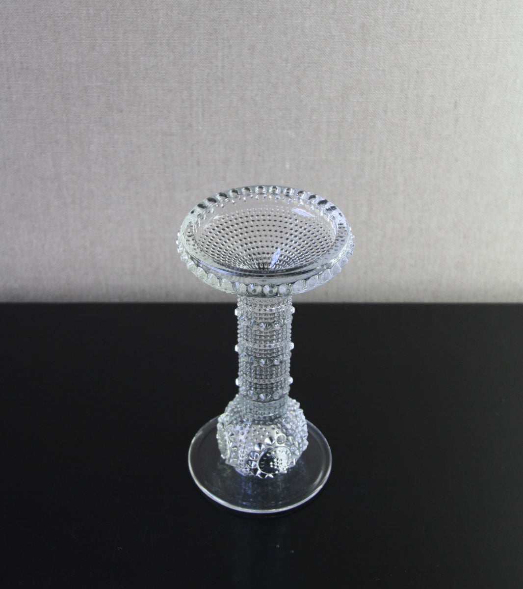 Clear Model 5688 "Grapponia" Reversible Candlestick / Nanny Still, 1960