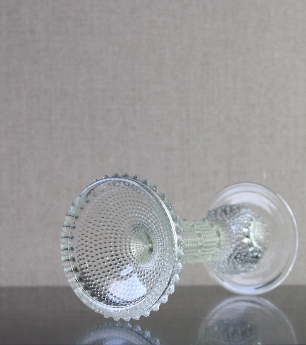 Clear Model 5688 "Grapponia" Reversible Candlestick / Nanny Still, 1960