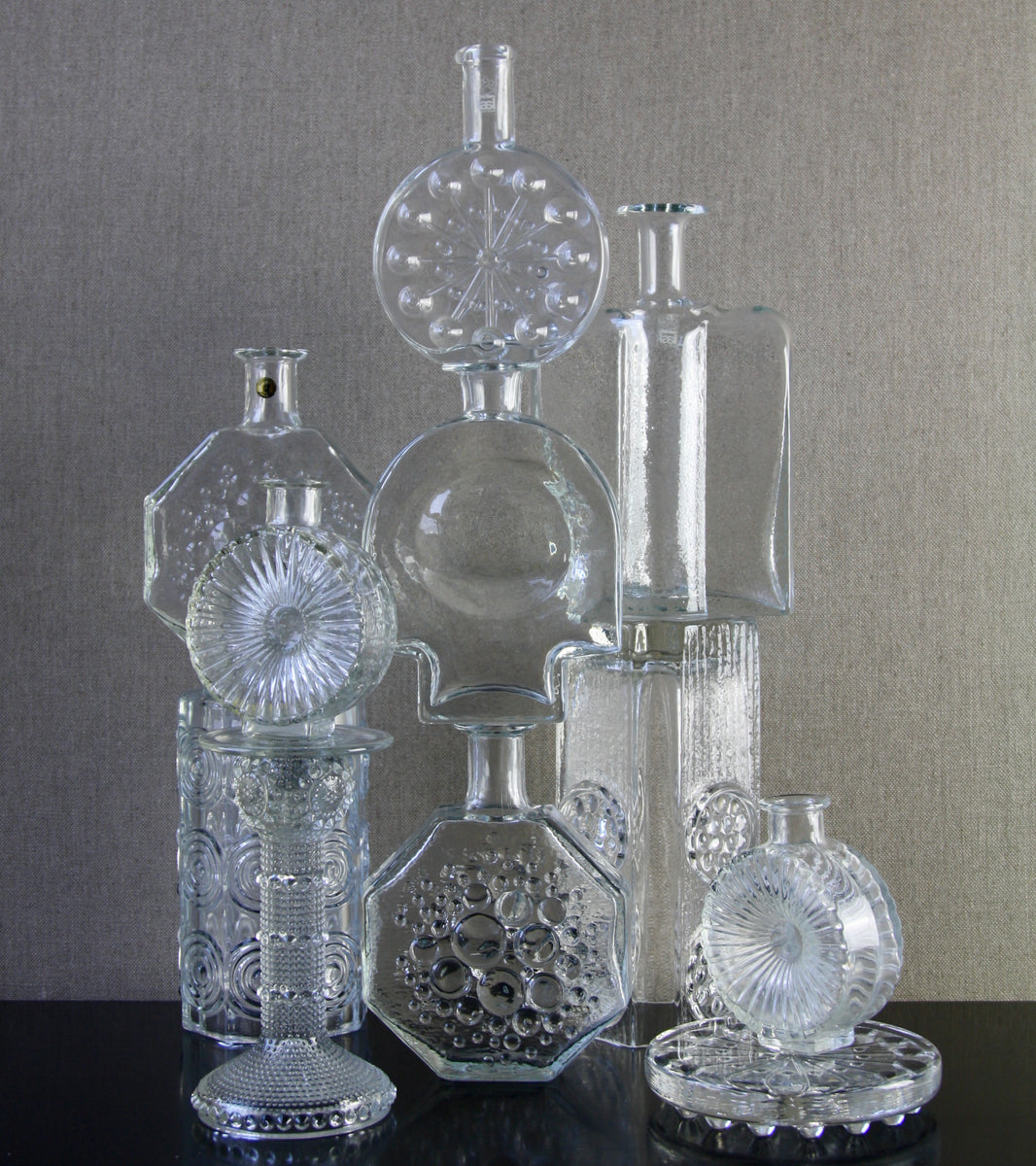 Clear Model 1497 "Rondella" Vase / Tamara Aladin, 1967