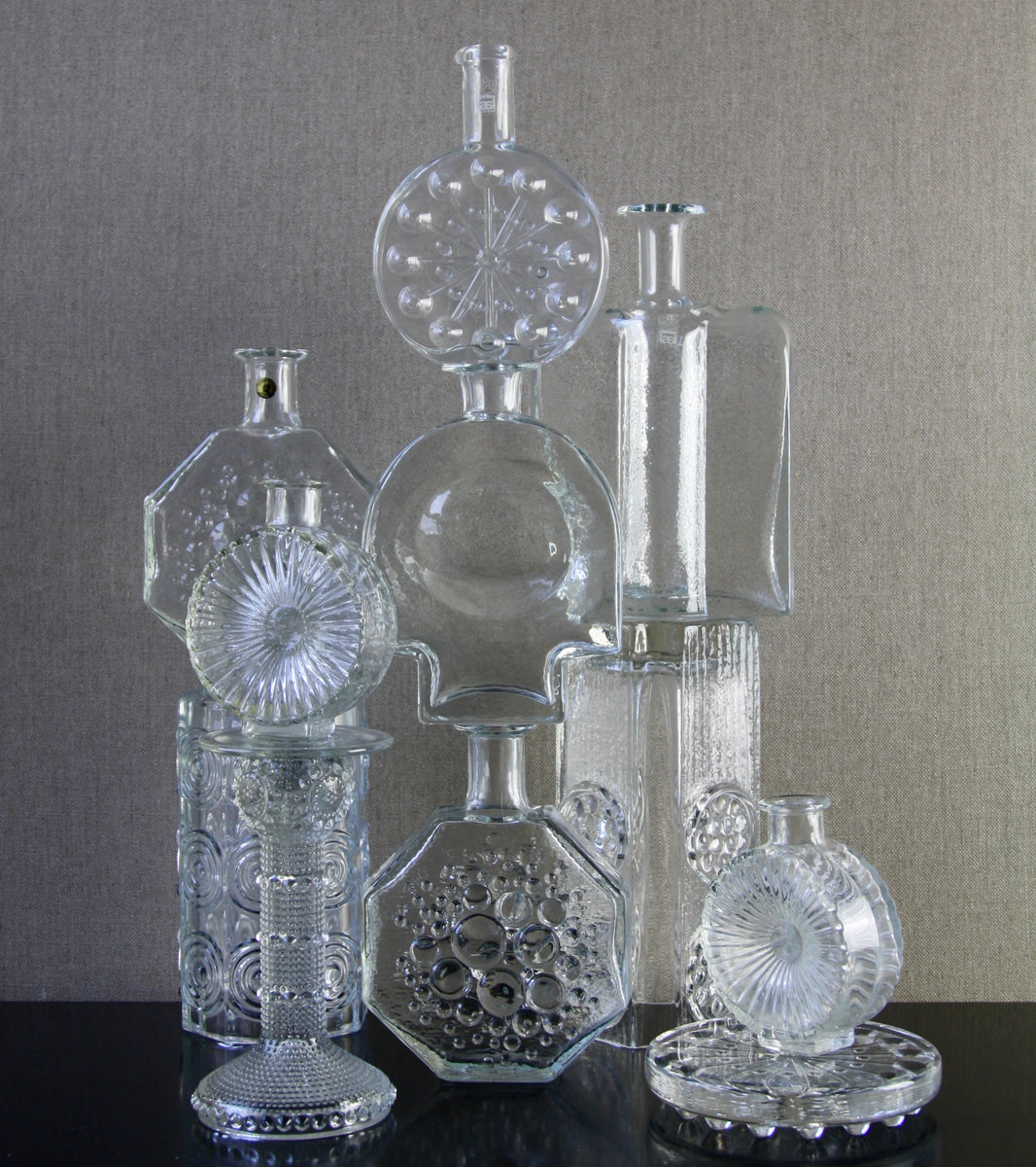 Clear Model 1721 "Railo" Bottle / Nanny Still, 1974