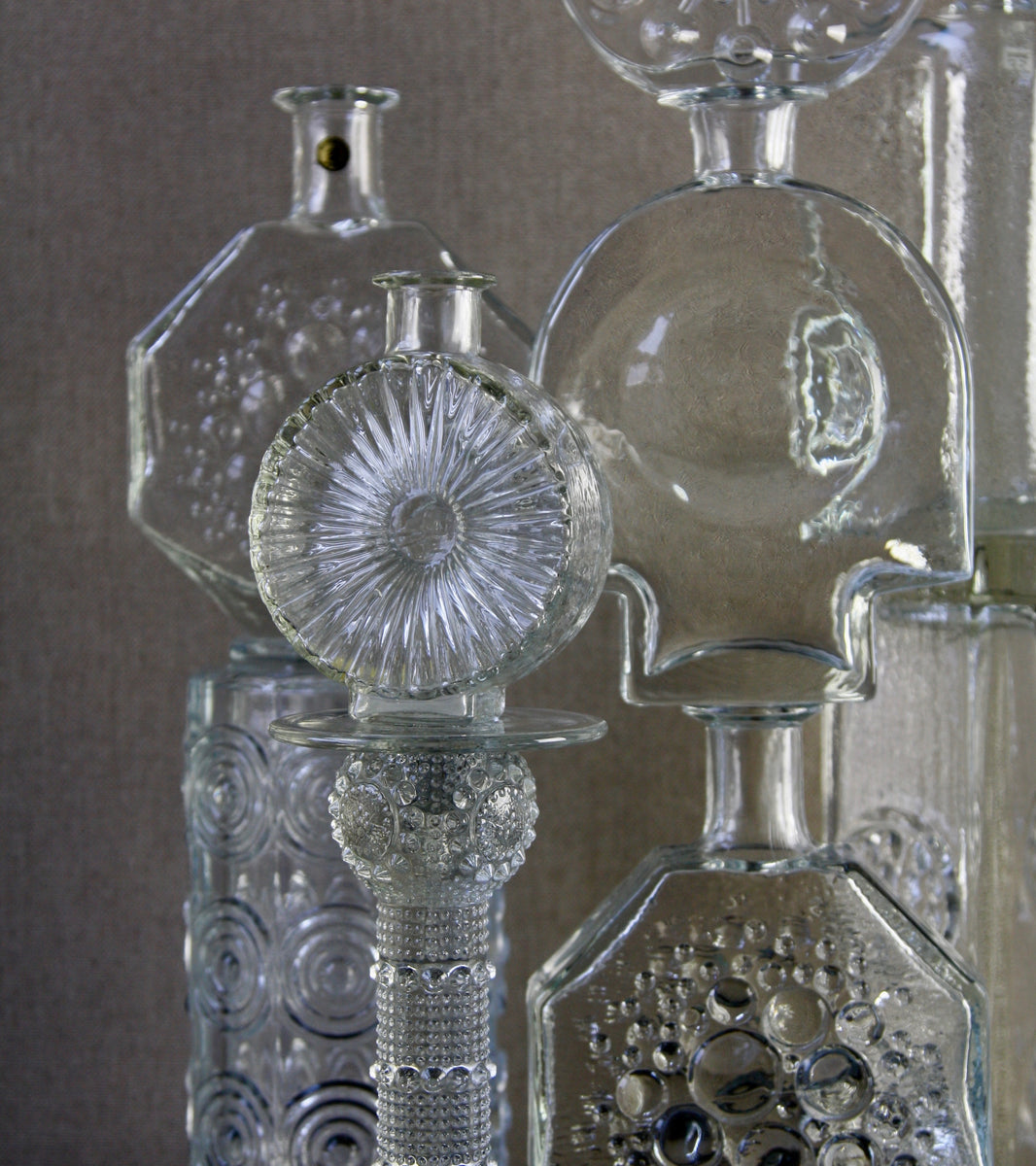 Clear Model 5688 "Grapponia" Reversible Candlestick / Nanny Still, 1960