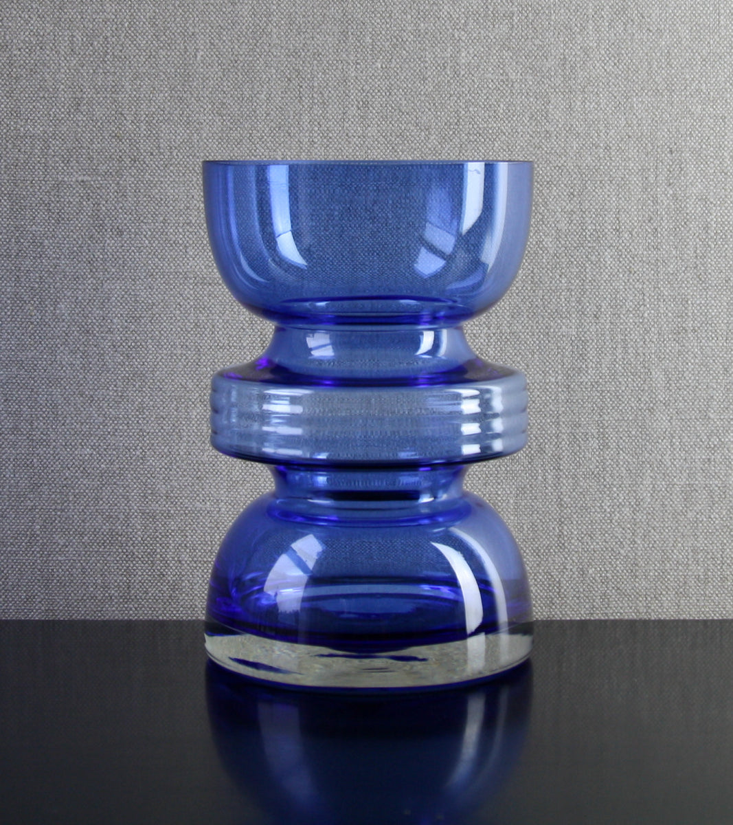 Blue Model 1441 "Tiimalasi" (Hourglass) Vase by Nanny Still, 1970
