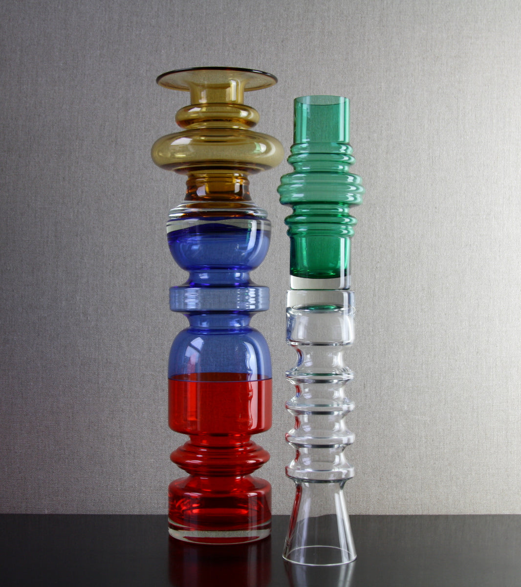 Blue Model 1441 "Tiimalasi" (Hourglass) Vase / Nanny Still, 1970