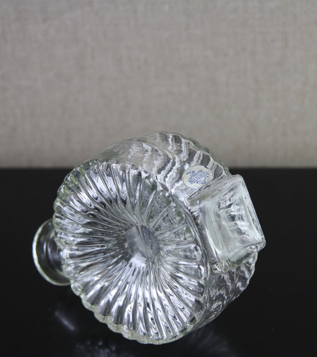 Clear Model 1394 "Aurinko" (Sun) Bottle Vase / Helena Tynell, 1964