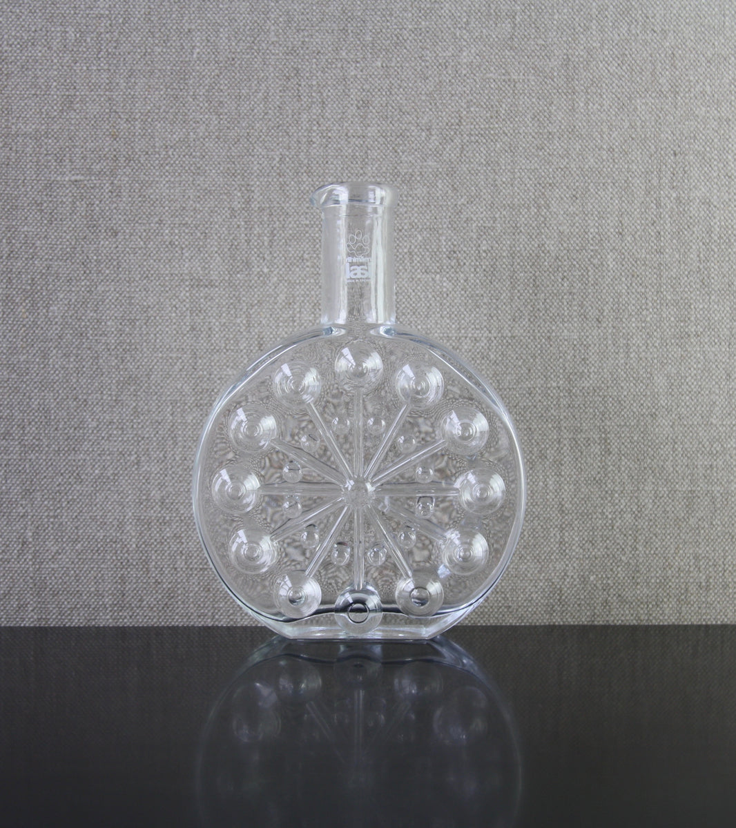 Clear Model 1704 "Lumitähti" (Snow Star) Bottle by Nanny Still, 1971