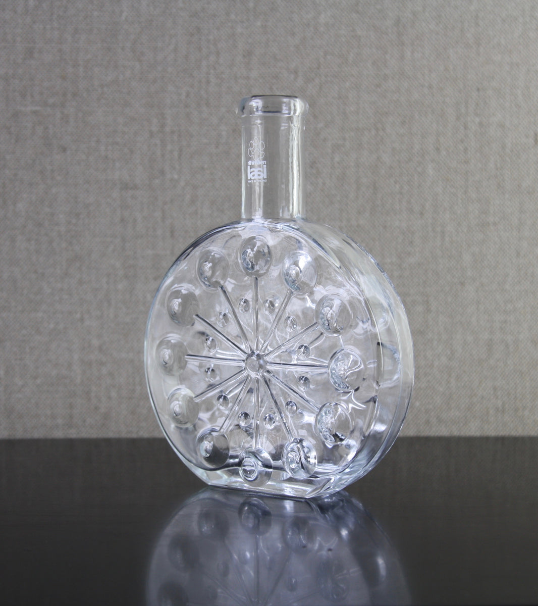 Clear Model 1704 "Lumitähti" (Snow Star) Bottle <br> Nanny Still, 1971