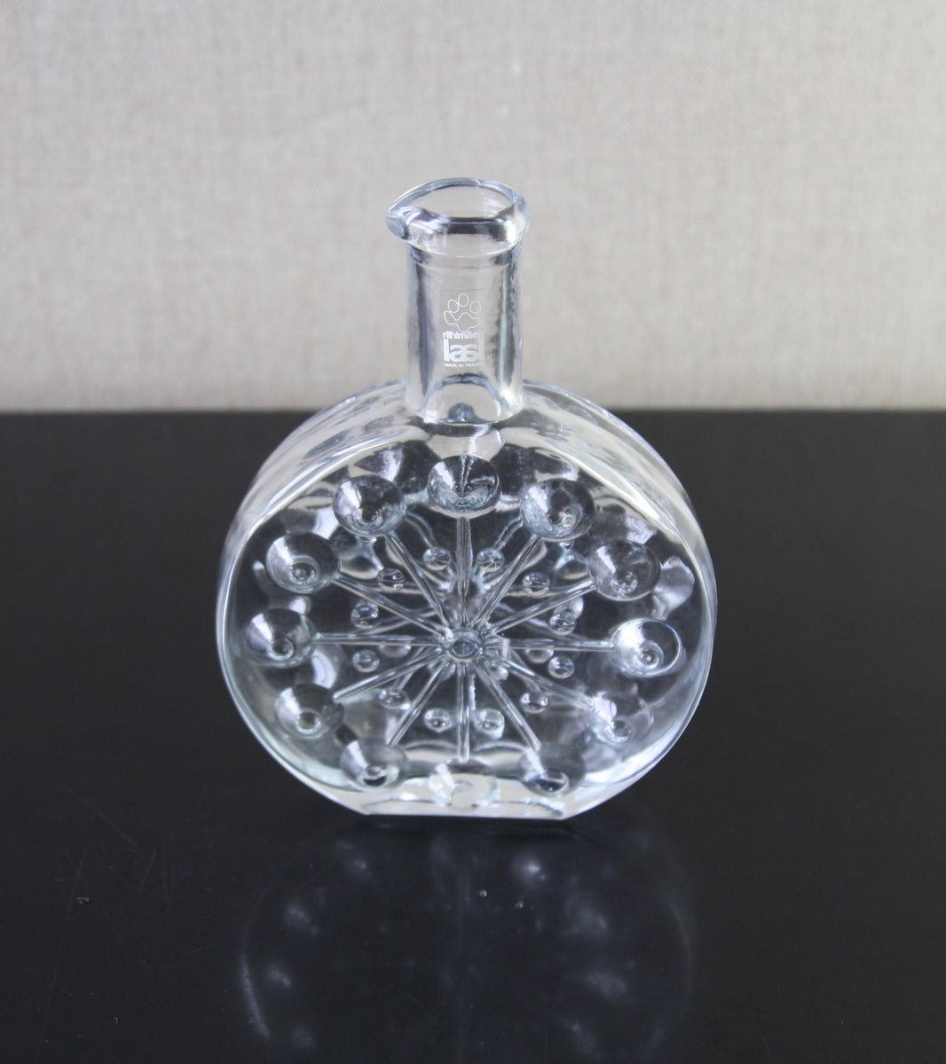 Clear Model 1704 "Lumitähti" (Snow Star) Bottle <br> Nanny Still, 1971