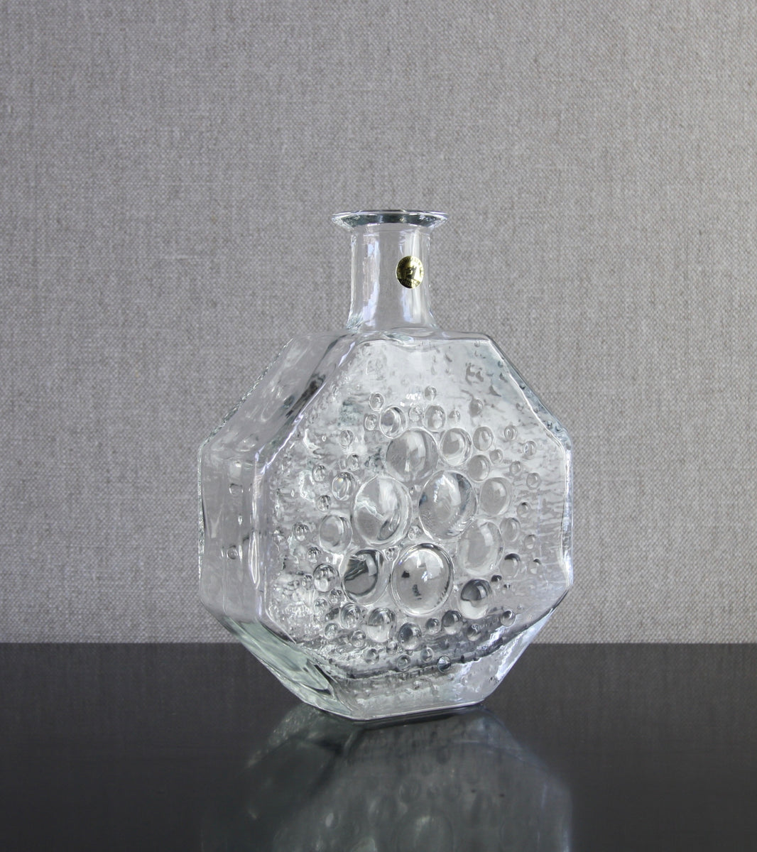 Clear Model 1720 "Stella Polaris" Vase by Nanny Still, 1967