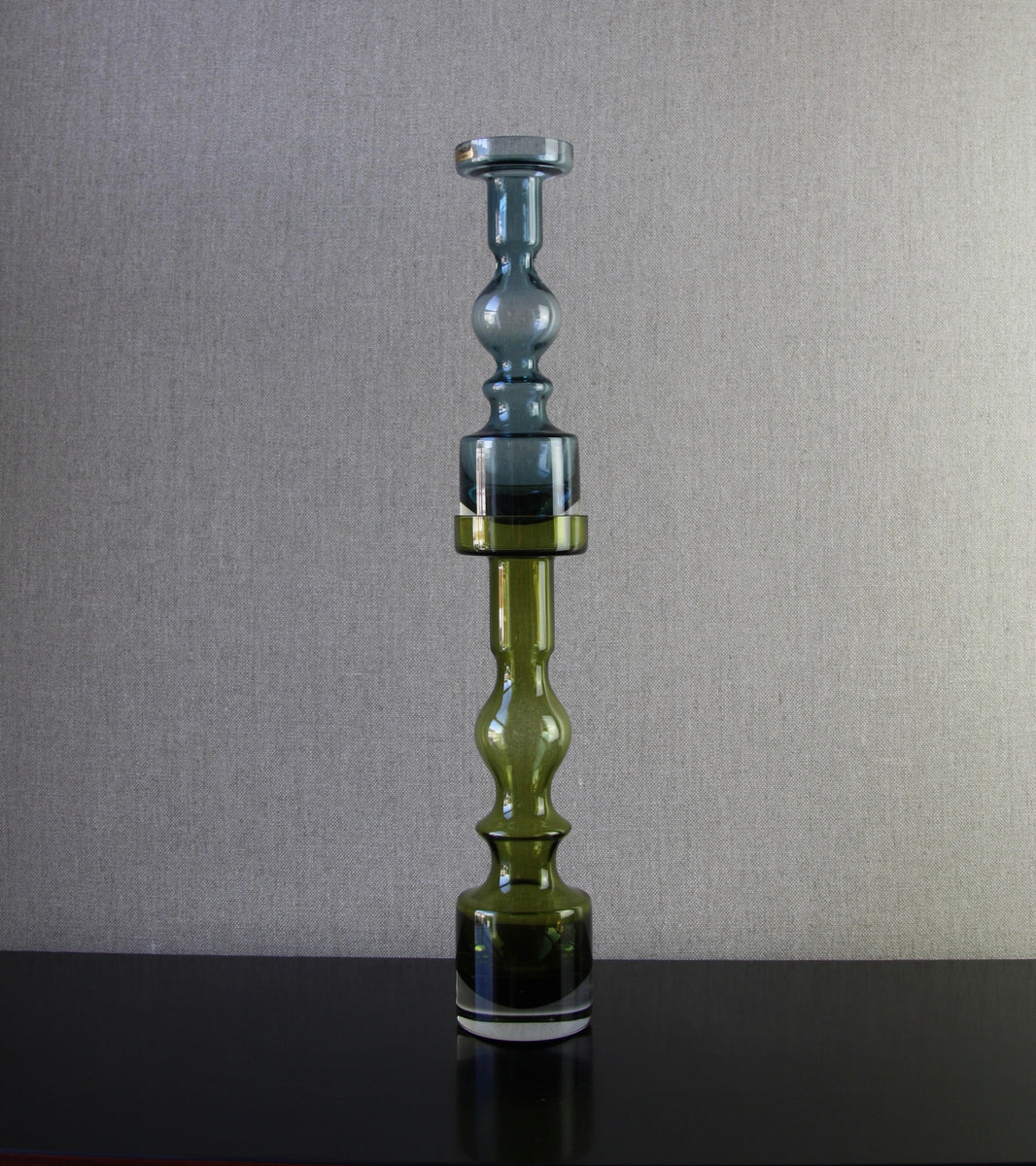 Olive Green Model 1945 "Pompadour" Vase / Candlestick / Nanny Still, 1966