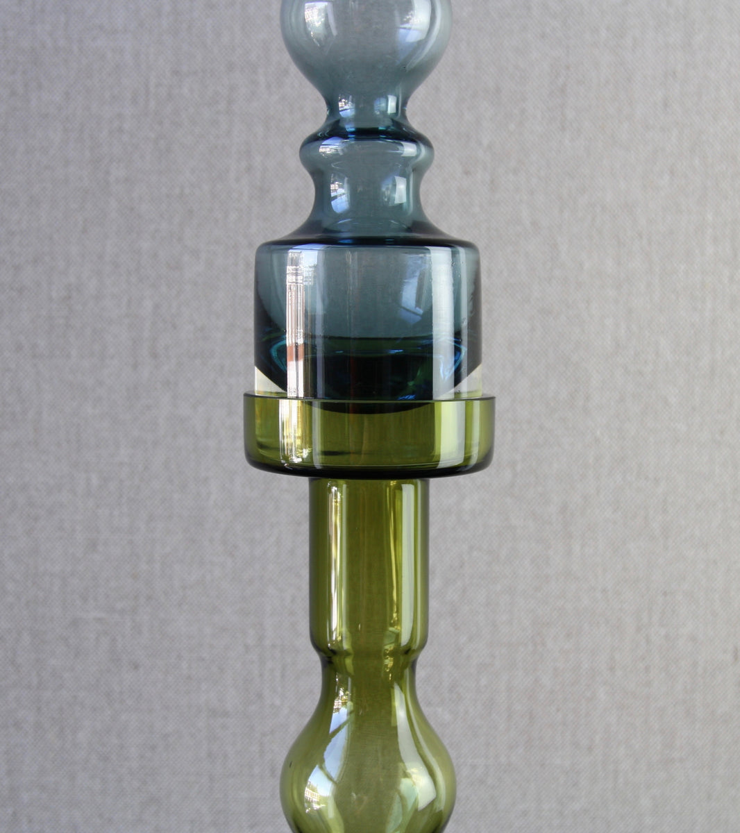 Steel Blue Model 1945 "Pompadour" Vase / Candlestick / Nanny Still, 1966